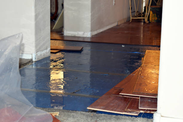 Professional Emergency Water Damage Restoration technician working in South Dartmouth, MA